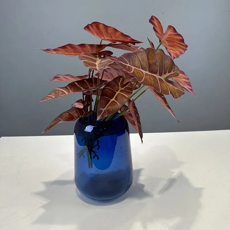 lot de 2 feuilles artificielles pour décoration de fête automne