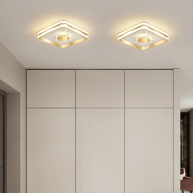 Plafonnier LED design rond ou carré