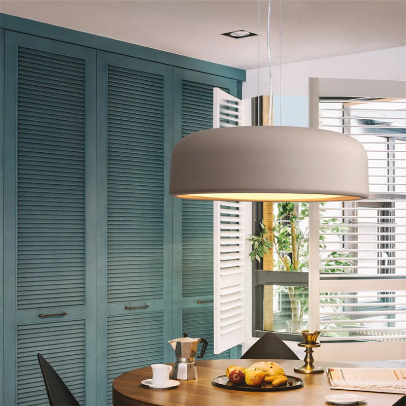 lustre nordique danemark moderne simple macaron double usage