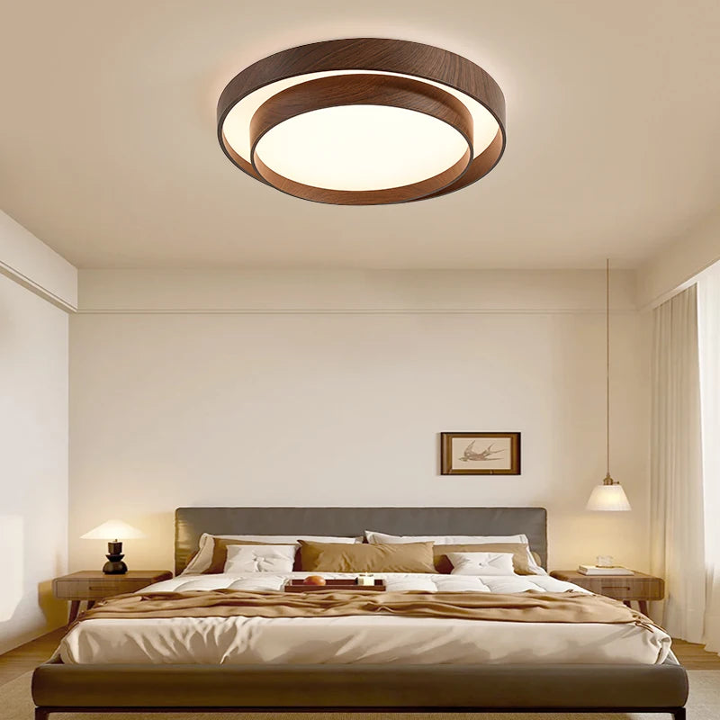 plafonnier à spectre complet avec protection des yeux design wabi-sabi