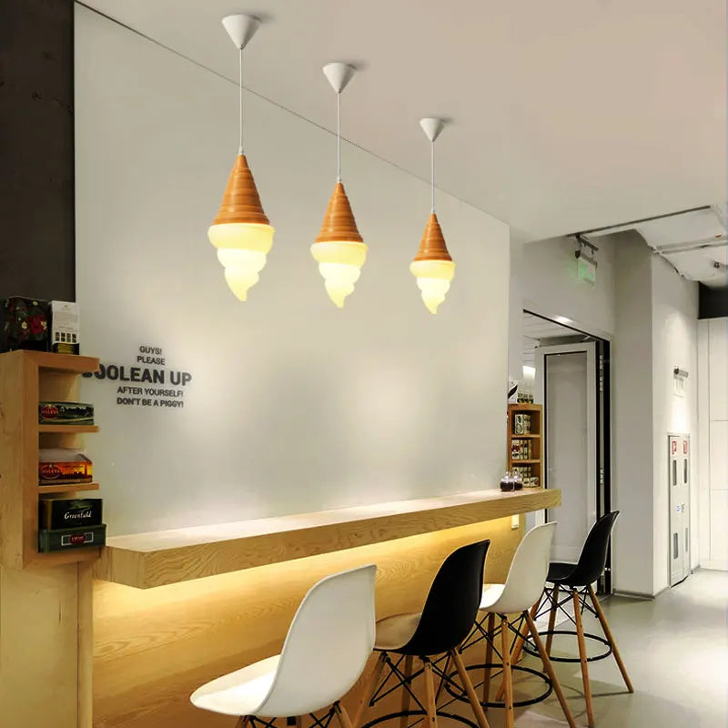 suspension créatives en forme de crème glacée pour bars et restaurants
