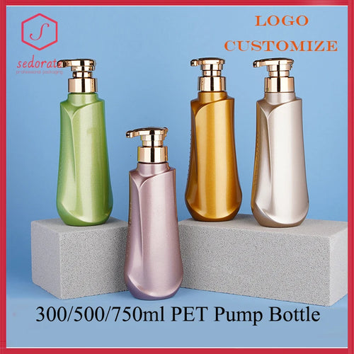 lot de flacons de recharge en plastique pour shampoing et crème