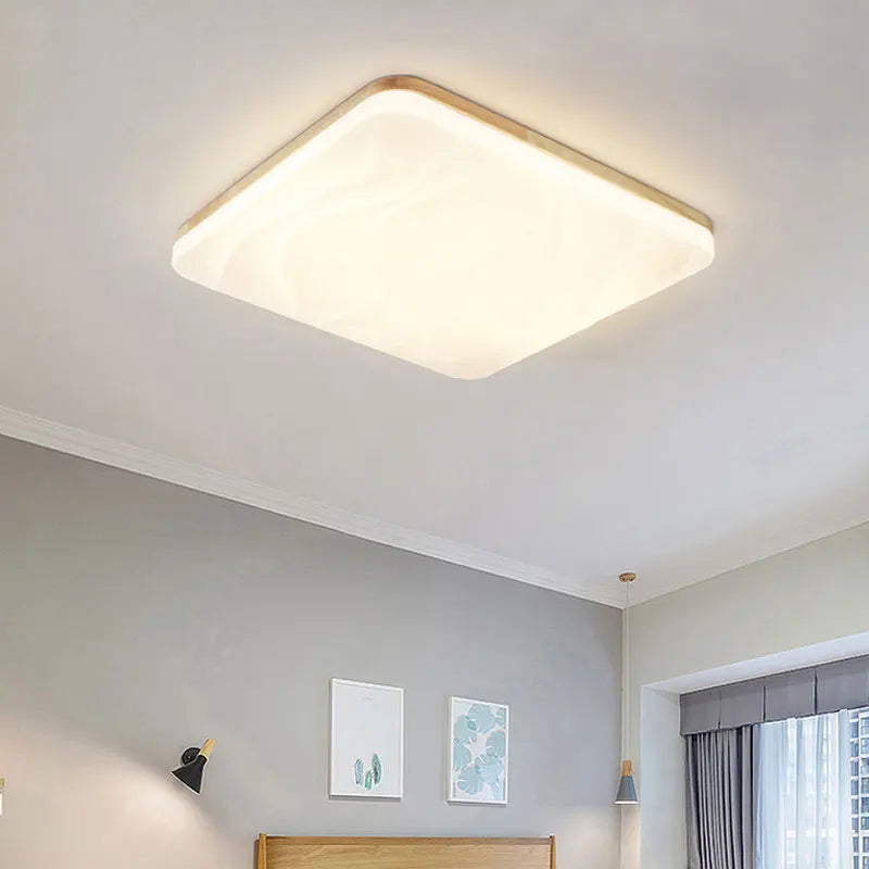 plafonnier en bois moderne pour intérieur design et élégant
