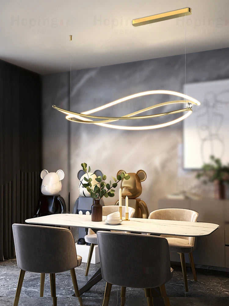 suspension forme de poisson design moderne 2022