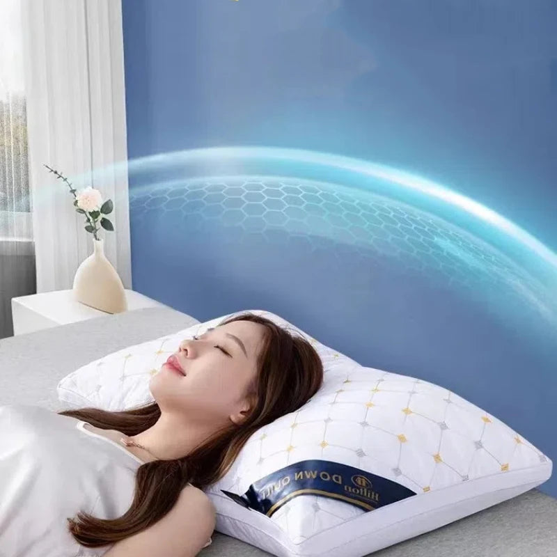 oreillers d'hôtel pour soutien cervical et confort au sommeil