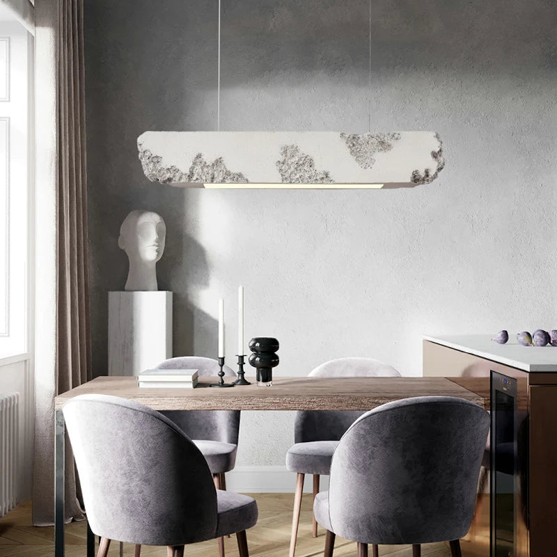 lustre minimaliste nordique wabi-sabi led pour restaurant bar