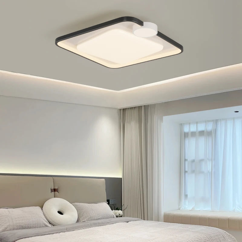 Plafonniers carrés ronds simples chambre LED éclairage intérieur moderne couloir nordique étude cuisine salle à manger lumière