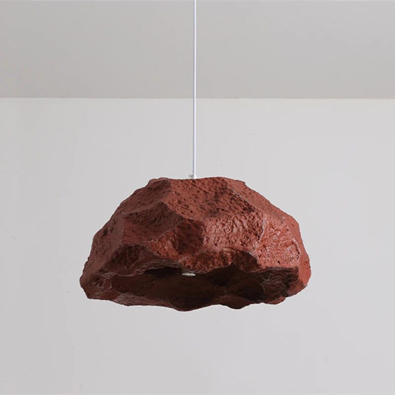 Plafonnier design nordique pour Restaurant salon lampe en résine corps Style nostalgique à la main suspension