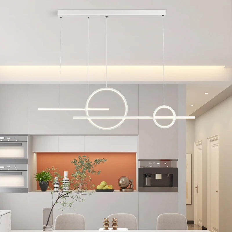 "qiyimei lampe suspension led pour bar et décoration intérieure"