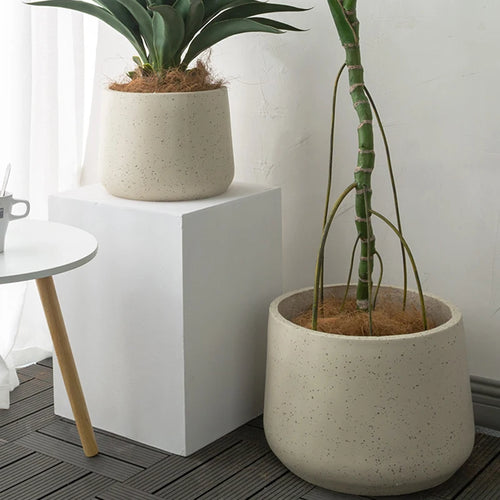 moule en silicone pour pot de fleurs en béton grand format jardinage