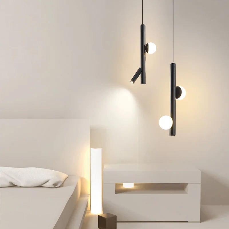 Suspension long ligne moderne minimalisme led luxe