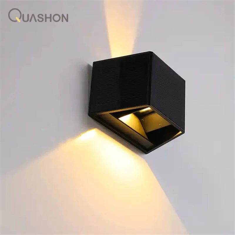 applique murale solaire led extérieure étanche pour jardin
