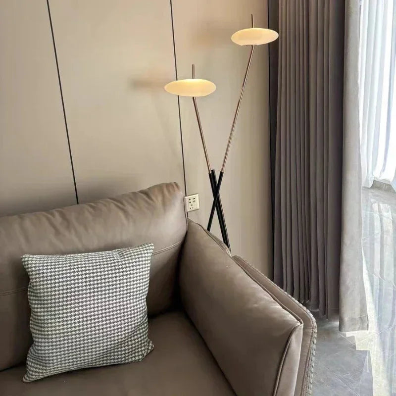 lampadaire moderne en acrylique style nordique pour décoration intérieure