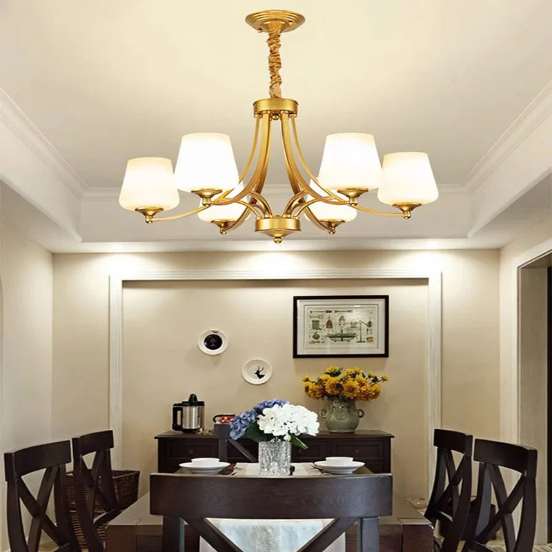 Lustre led design moderne luminaire décoratif d'intérieur