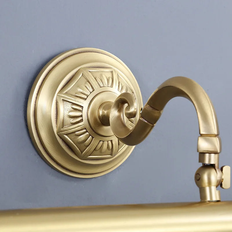 style chinois doré miroir lumières phare étanche rétro