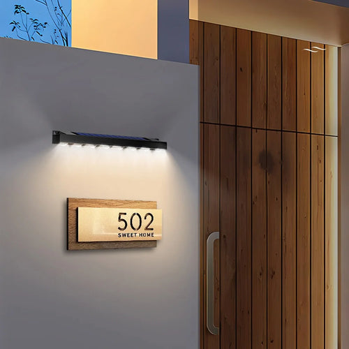 applique murale solaire à led pour jardin extérieur éclairage ambiance décoratif