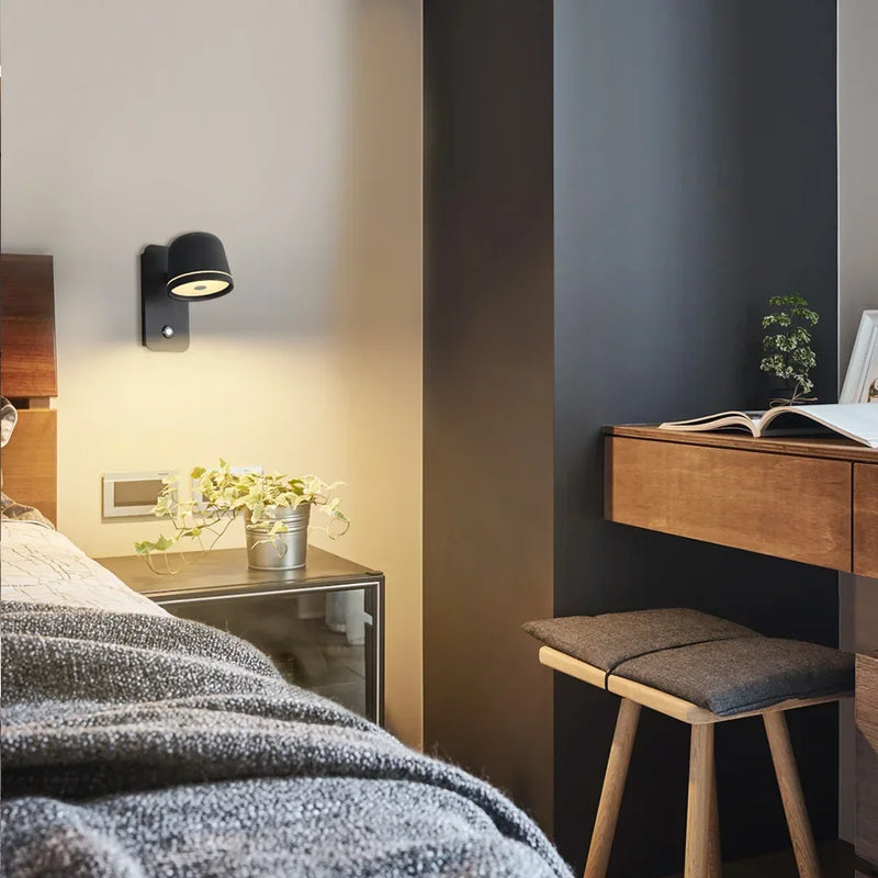 Applique murale LED avec variateur tactile et réglable Aisilan