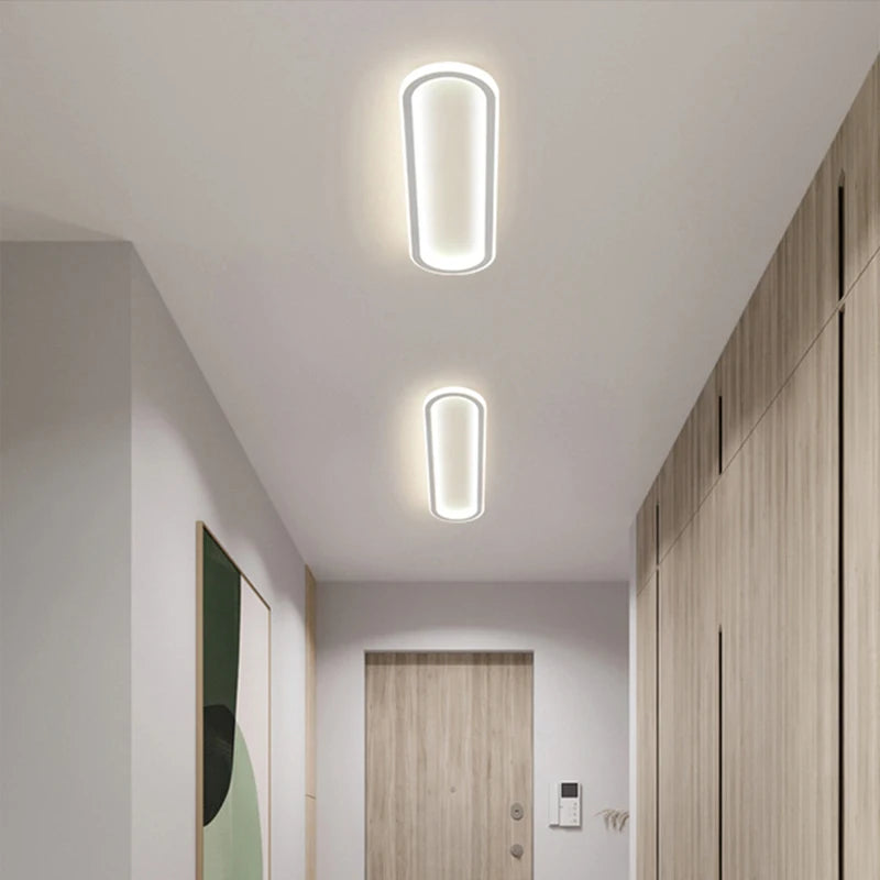lustre moderne avec bande led robuste pour éclairage intérieur