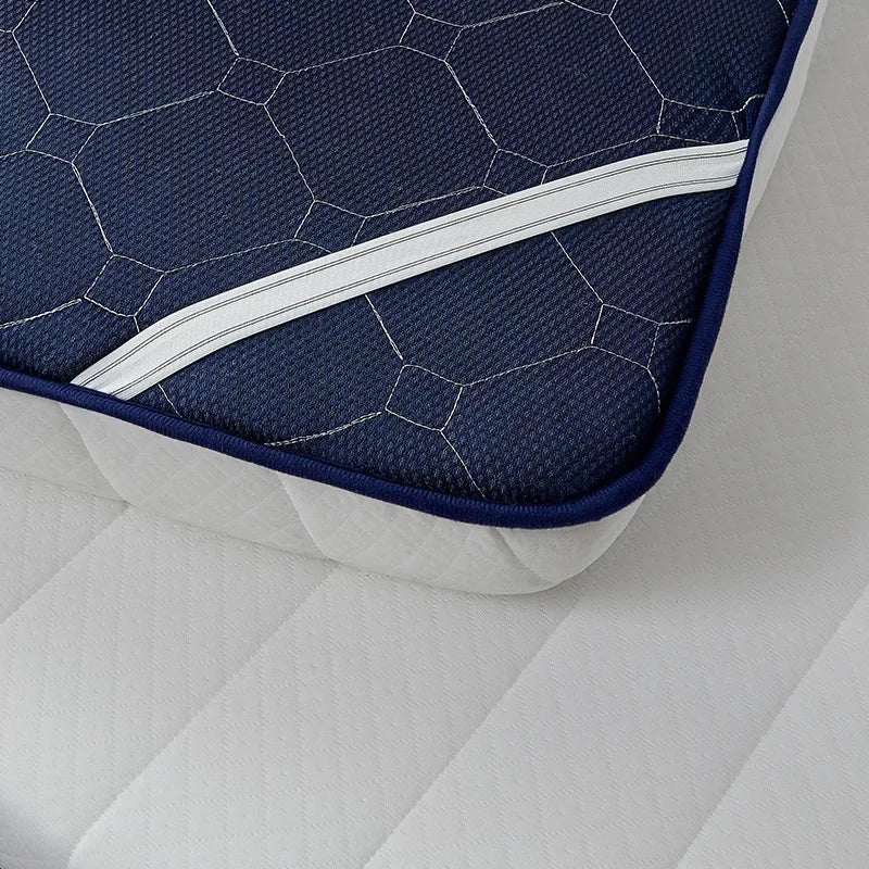 matelas latex naturel king size avec surmatelas mousse mémoire pour couple