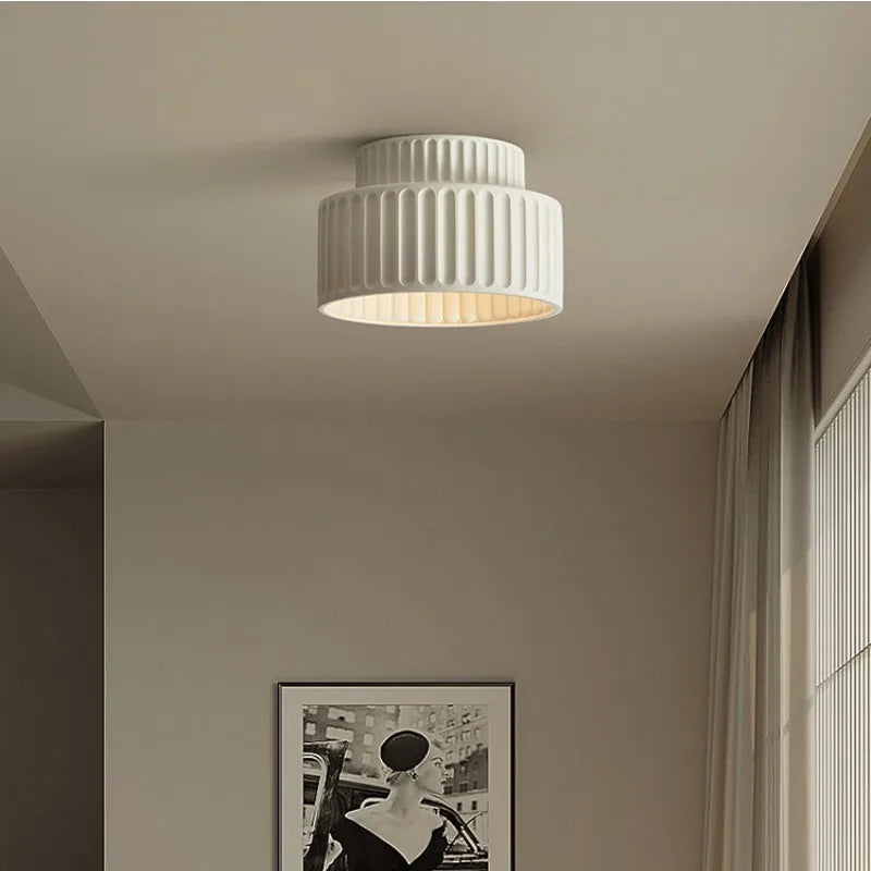 plafonnier led style nordique wabi sabi luminaire décoratif