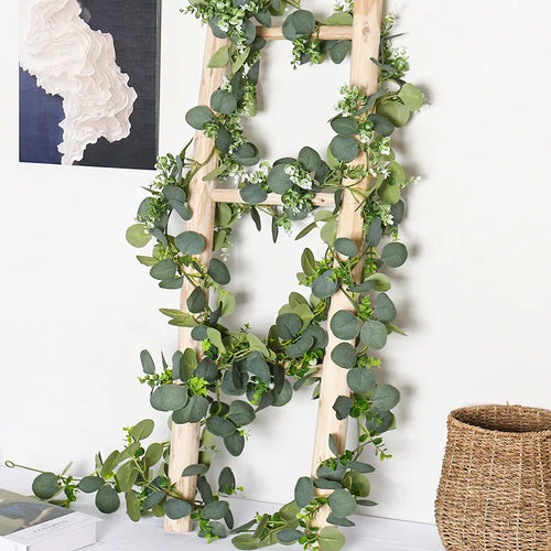 guirlande eucalyptus artificielle pour décoration de mariage et jardin