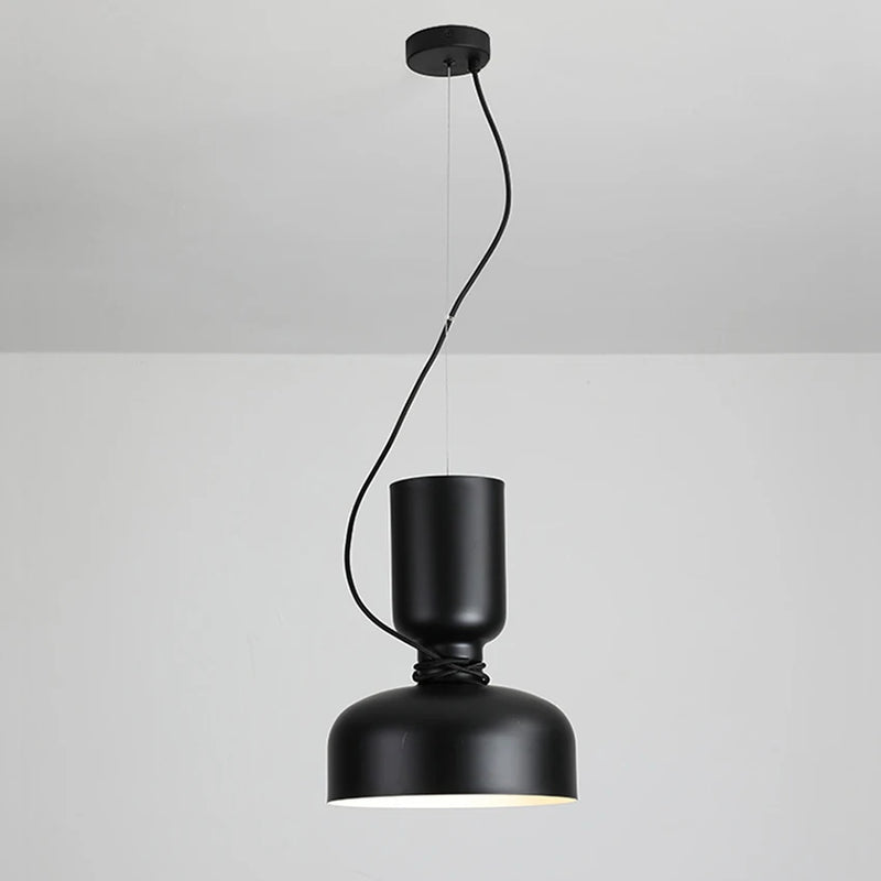 Nordique LED Moderne Danois Designer Art Créatif Restaurant Suspension En Fer Forgé Abat-Jour Bar Café Cuisine Suspension Lampe