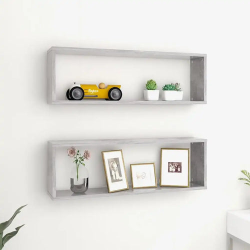 étagères murales cubes modernes pour décoration intérieure minimaliste
