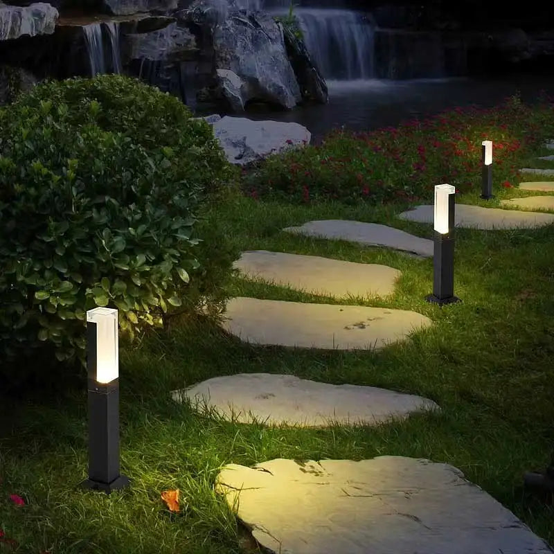 colonne lumineuse led étanche pour jardin et extérieur