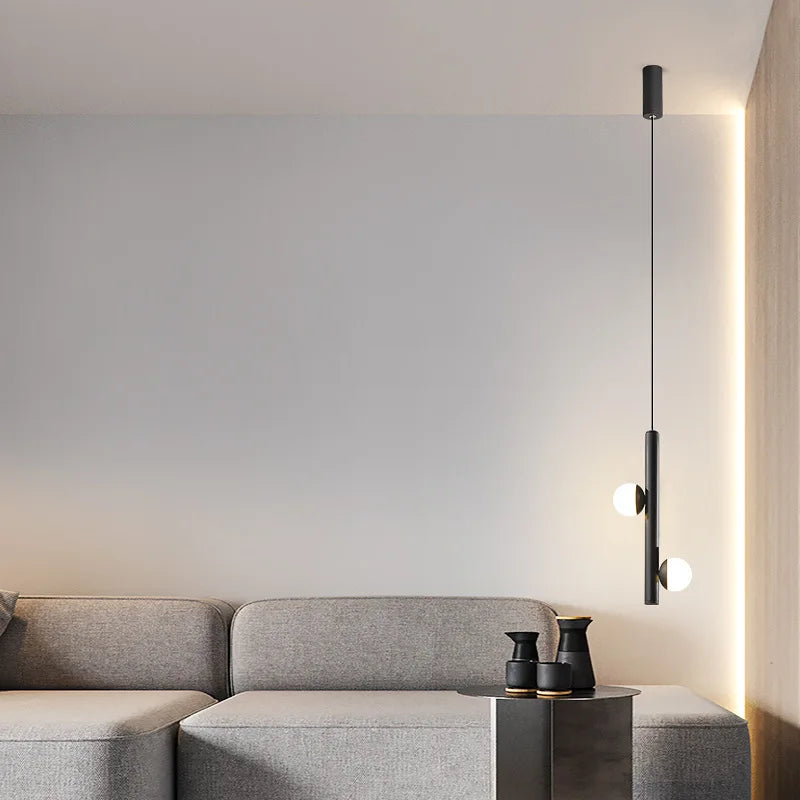 Suspension long ligne moderne minimalisme led luxe