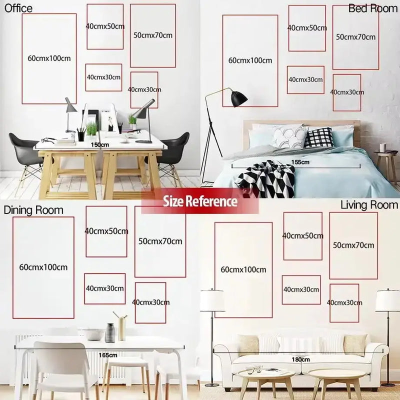 art mural abstrait avec corps et feuilles de léopard