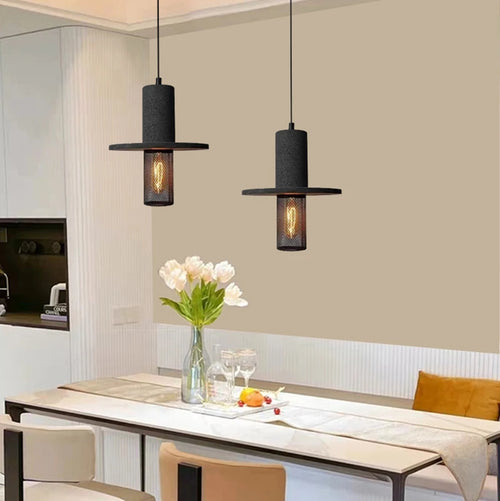 suspension vintage en ciment pour décoration intérieure élégante