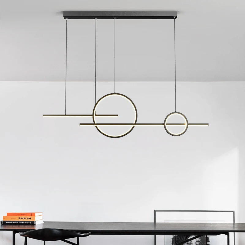 "qiyimei lampe suspension led pour bar et décoration intérieure"