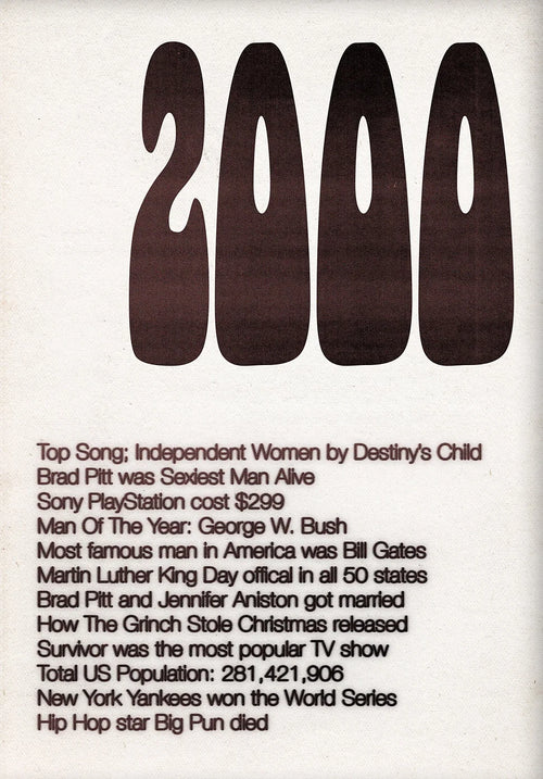 impression art vintage années 90 décoration murale tendance cadeau anniversaire