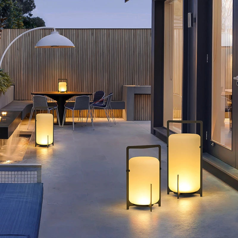 lumières solaires étanches pour jardin extérieur et terrasse de villa