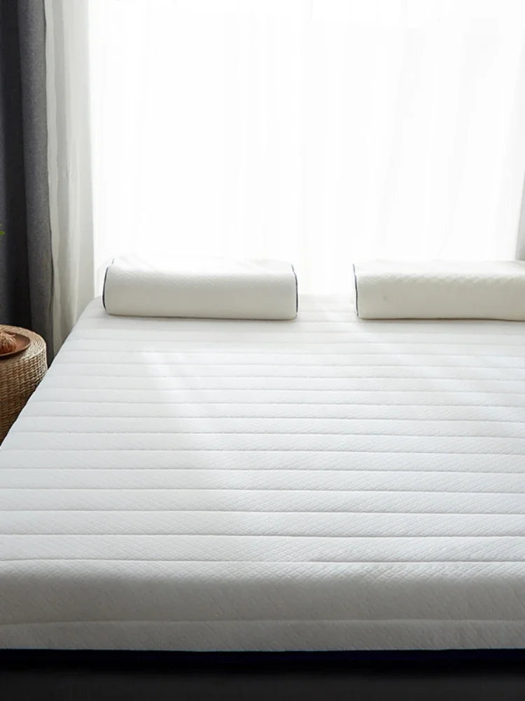 matelas latex naturel king size avec surmatelas mousse mémoire pour couple