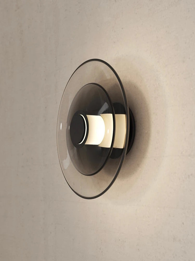 applique murale led en verre design créatif minimaliste pour intérieur