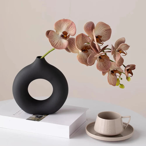 vase minimaliste en plastique pour décoration de mariage