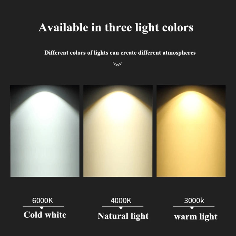 spot de plafond led dimmable carré cob surface intérieur