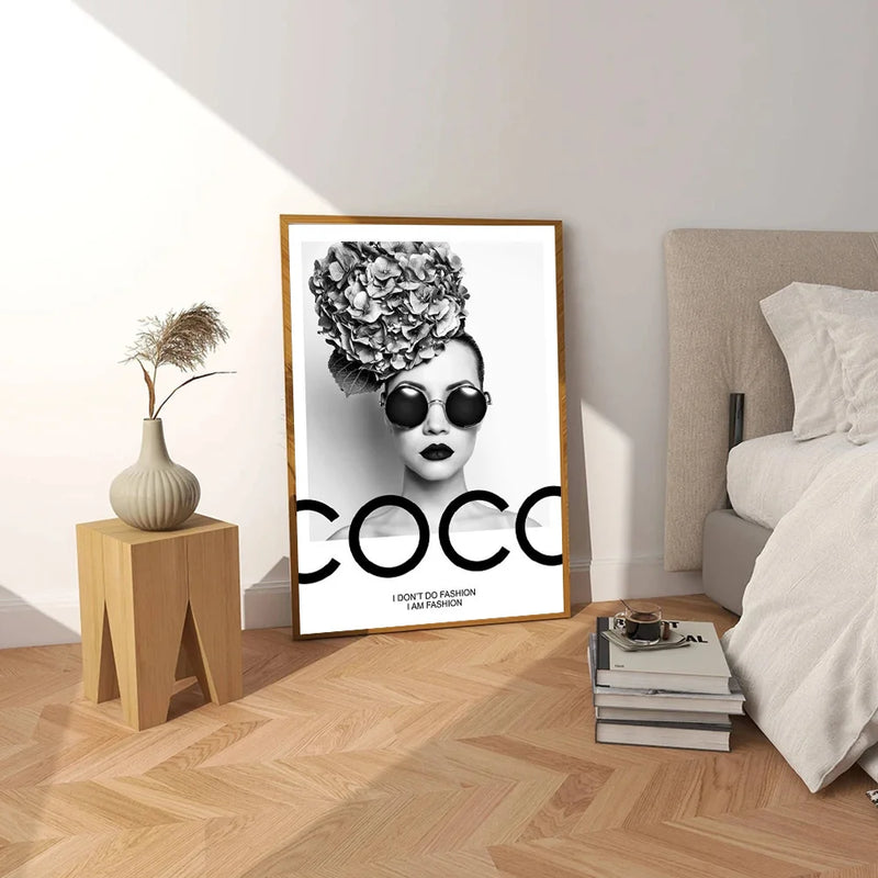 affiche de parfum de luxe style nordique art mural minimaliste