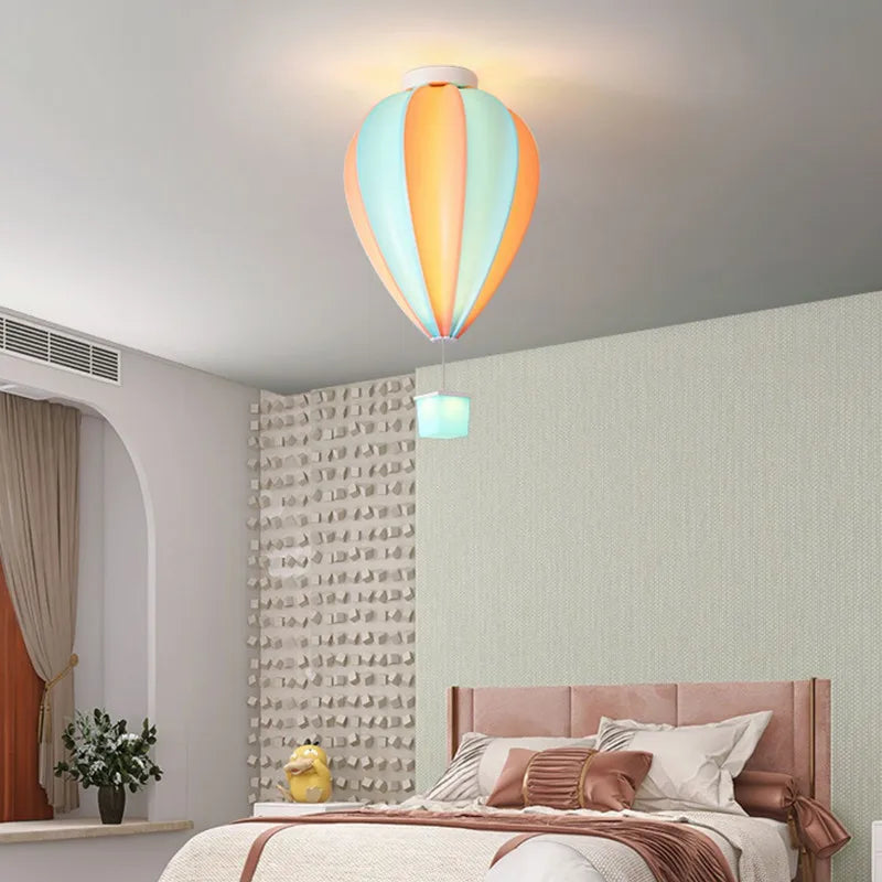 plafonnier ballon à air chaud design mignon avec télécommande