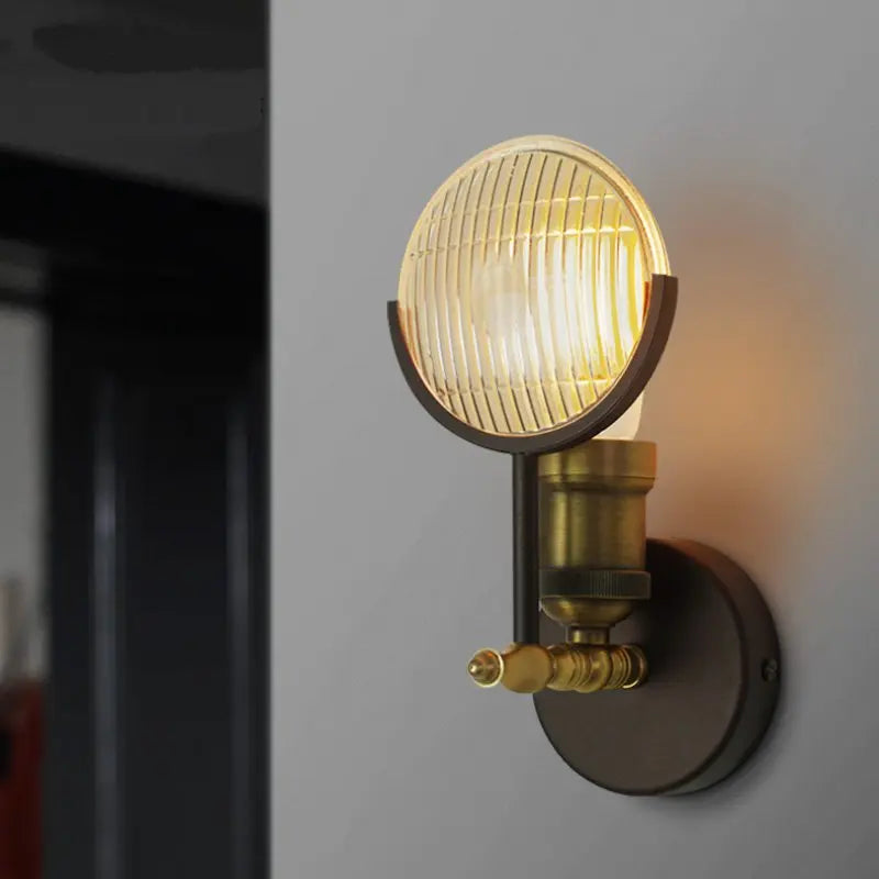 applique murale led moderne en verre décoratif nordique