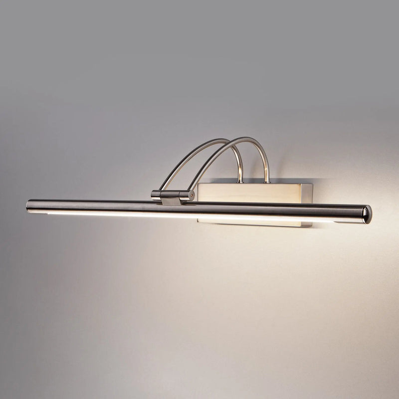 Applique murale LED chromée pour miroir