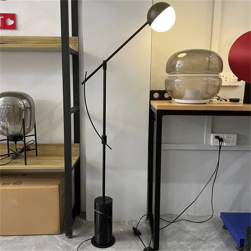 lampadaire nordique vintage moderne simple led marbre