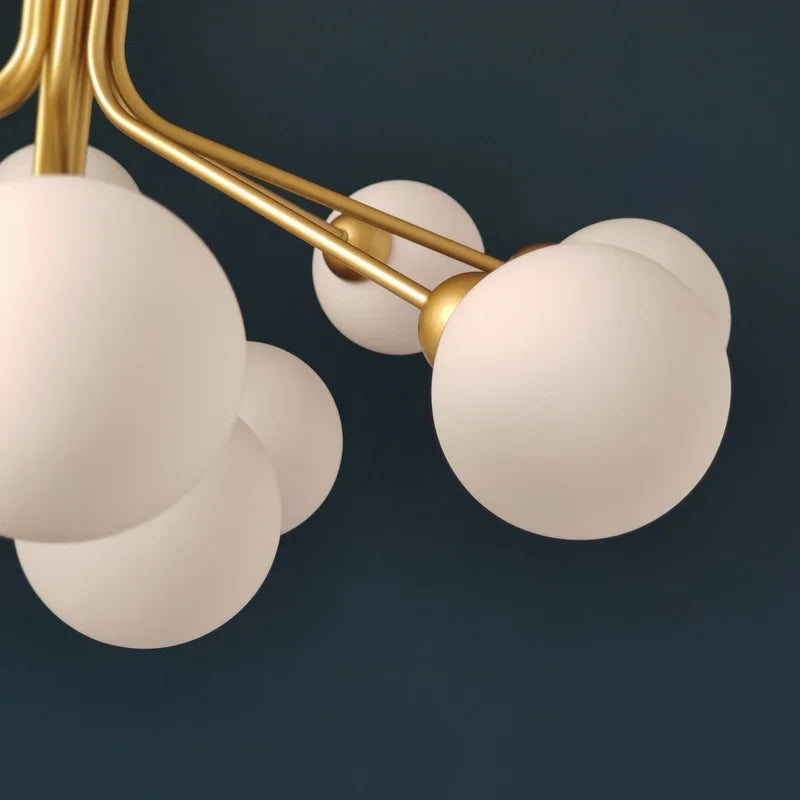 lampe à haricots magiques en verre style nordique simple