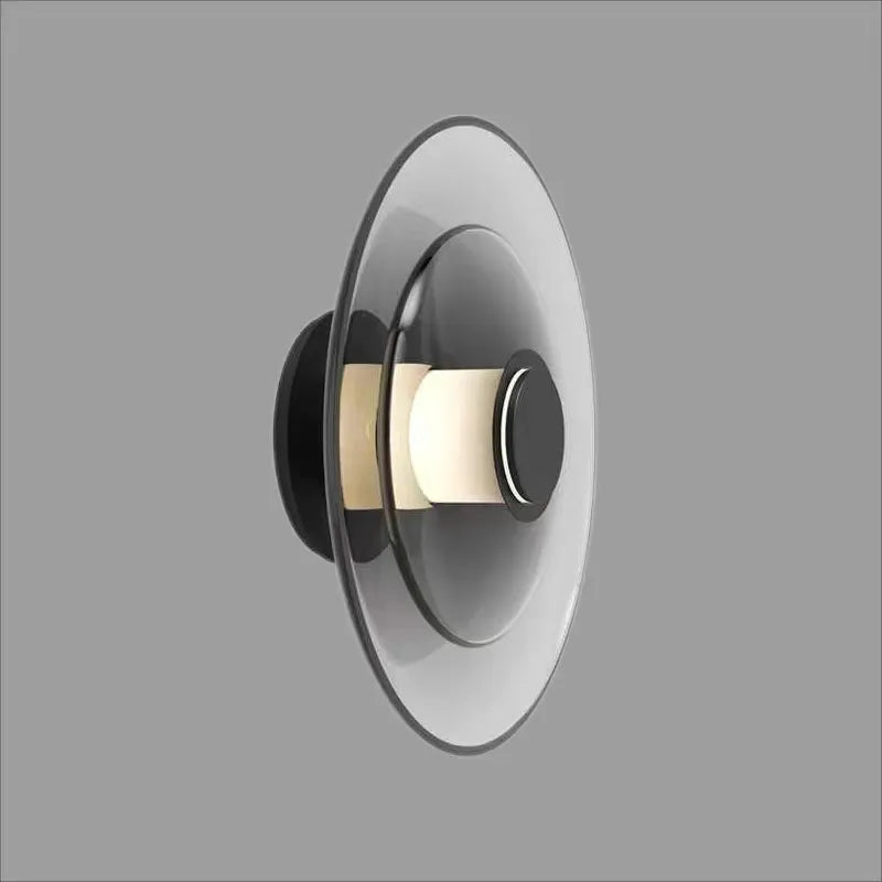 Applique murale Led en verre ambre minimaliste moderne