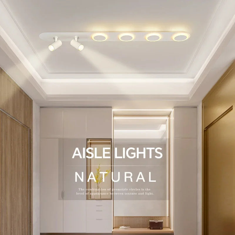 Lustres LED plafonniers projecteurs décor maison