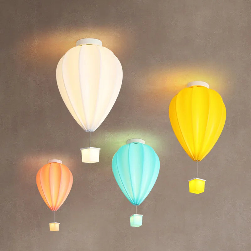 plafonnier ballon à air chaud design mignon avec télécommande