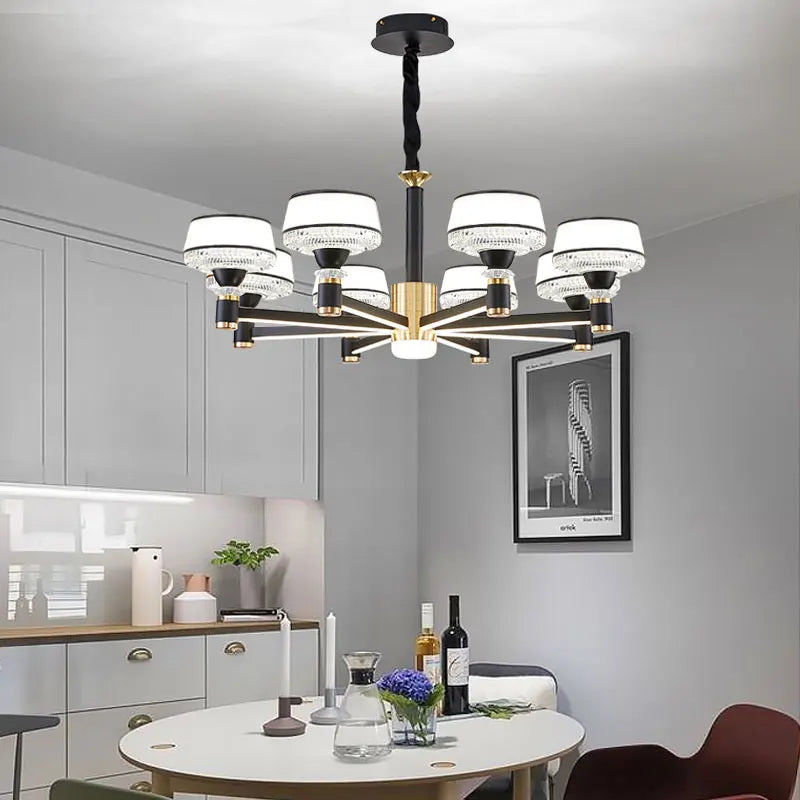 lustre moderne led design nordique pour intérieur élégant