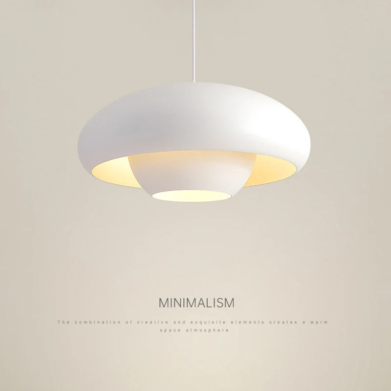 Suspension led nordique simple champignons pour la maison