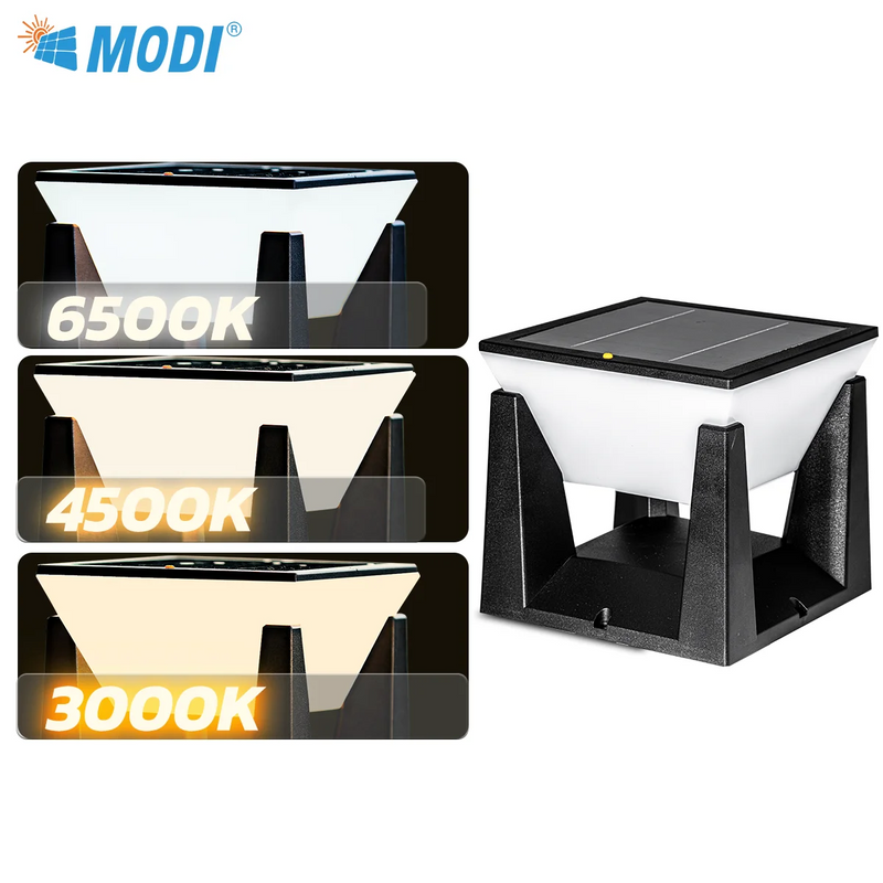 lampadaire solaire étanche pour éclairage extérieur jardin et allée